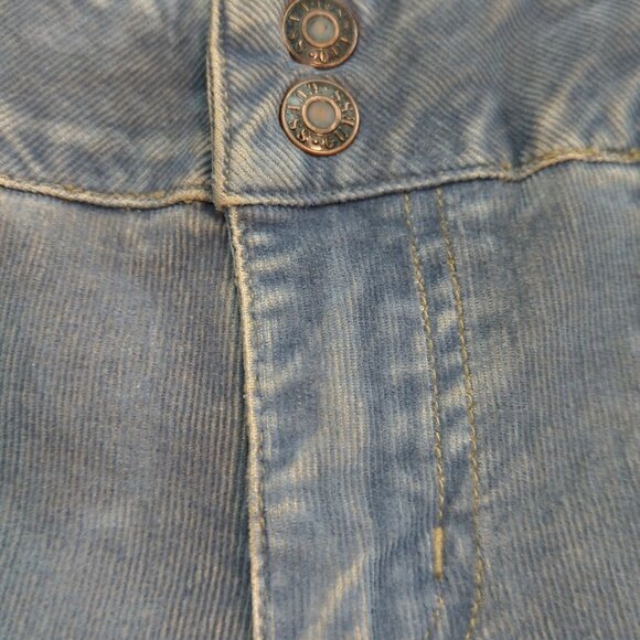 VTG Express Stretch Corduroy Flare Leg Pants Size 32 90’s Y2K Boho Hippie-lp - Picture 12 of 13